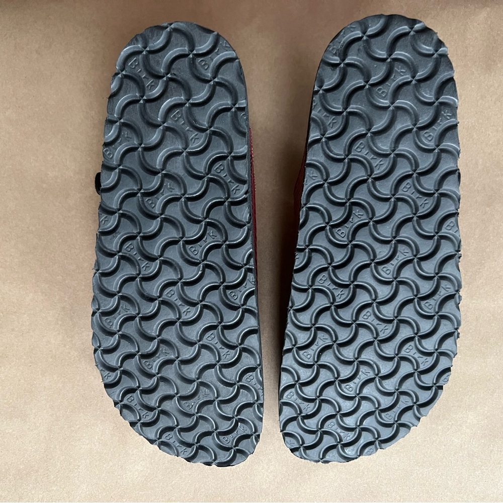 Birkenstock 1774 Florida Snakeskin-Embossed Leather Slide Sandals - Picture 7 of 7